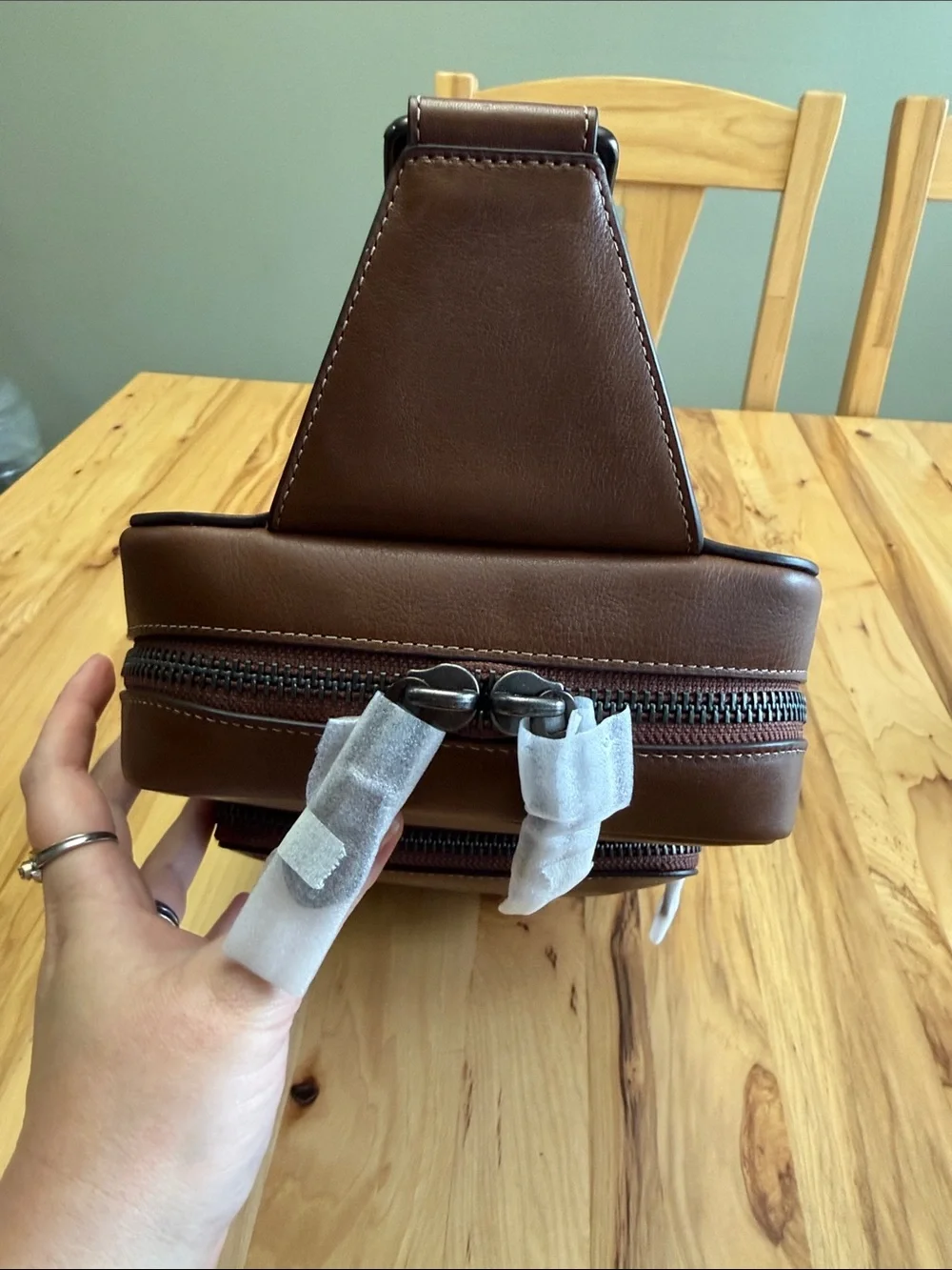 NWT Coach Gotham Pack (Dark Saddle)